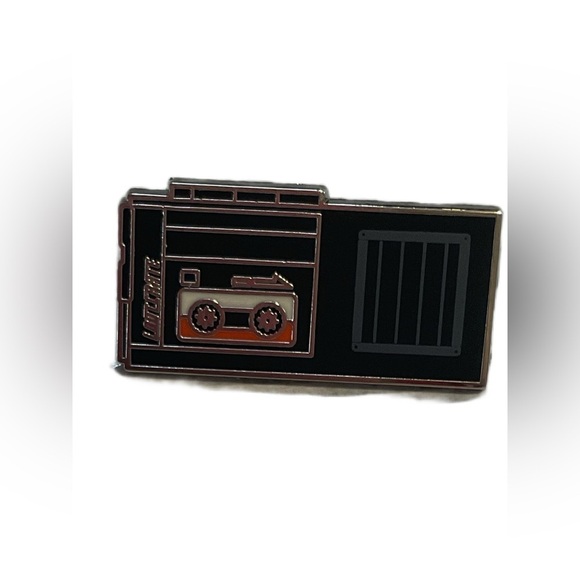 Lootpins Black Retro Cassette Player Pin - Picture 2 of 6
